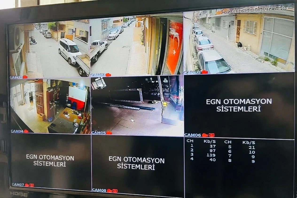 EGN merkezi kamera izleme ekranı